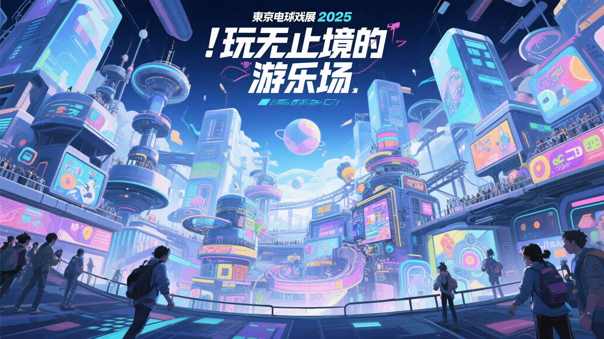 无限欢乐的游戏天堂!东京电玩展2025主视觉图震撼发布